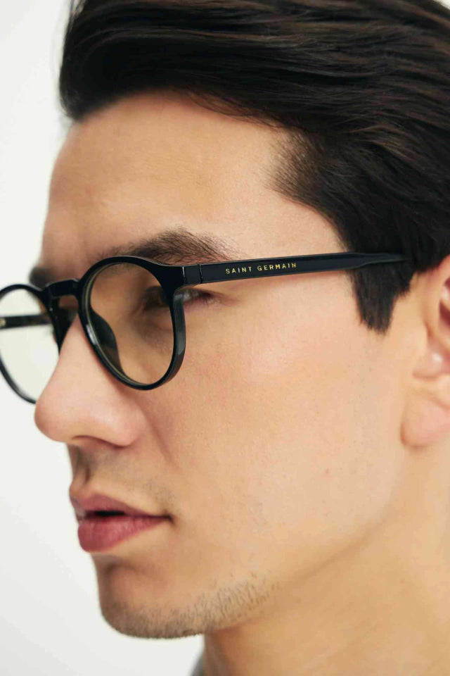 Óculos de Grau Redondo Marot Preto