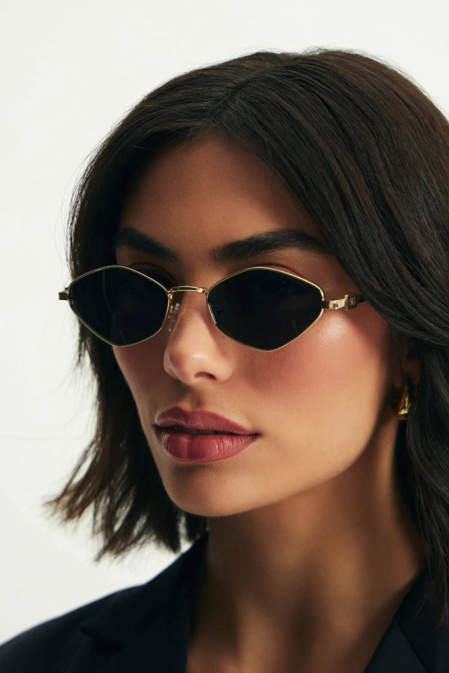 Óculos de Sol Hexagonal Malibu Preto